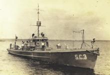 Submarine Chaser SC 3. ollection of subchaser crewman Benjamin Lihue (Hugh) Gray.