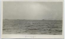 Coming into firing range. The Durazzo engagement of 2 October 1918. G.S. Dole Collection.