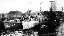 Submarine chaser SC 56. T. Woofenden Collection