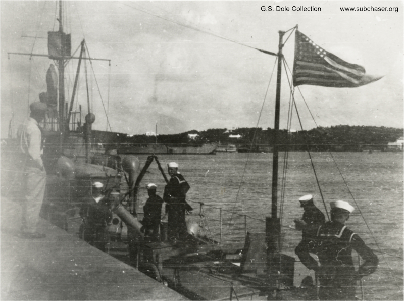 Subchaser at Bermuda,      1918