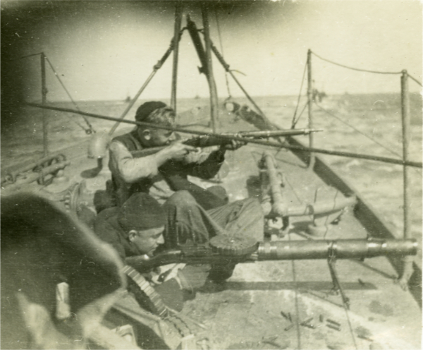 Chaser on the minefields, North Sea, 1919