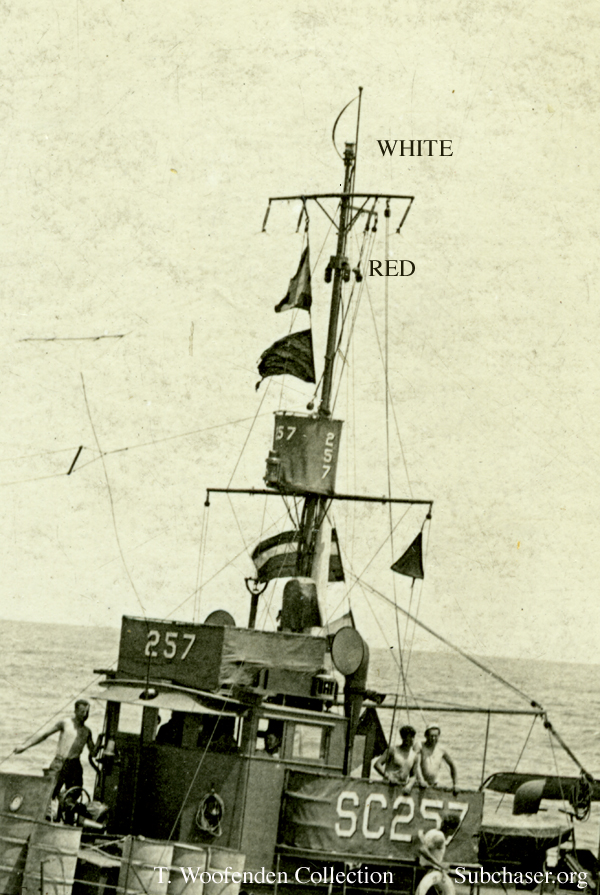 mast light locations on a chaser