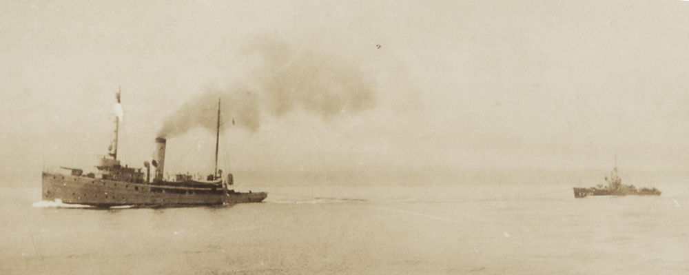 Under tow