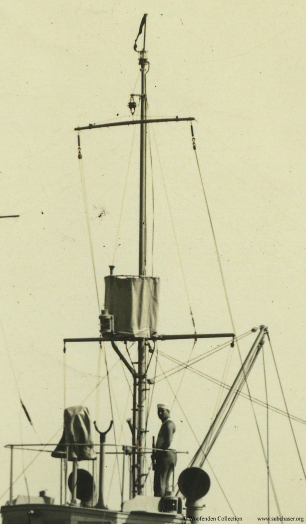 flying bridge on subchaser