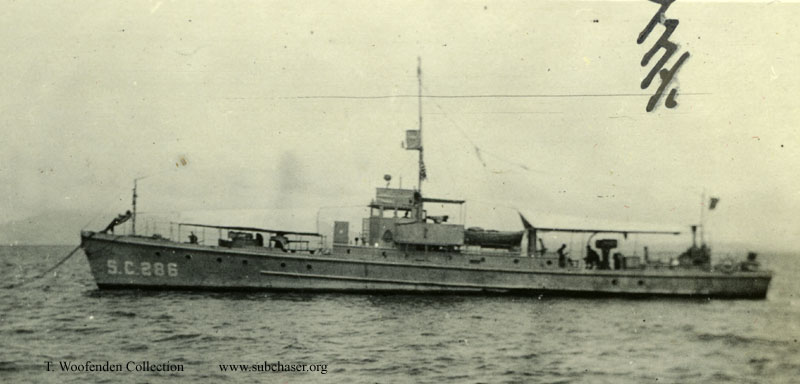Submarine Chaser SC 286, Canal Zone
