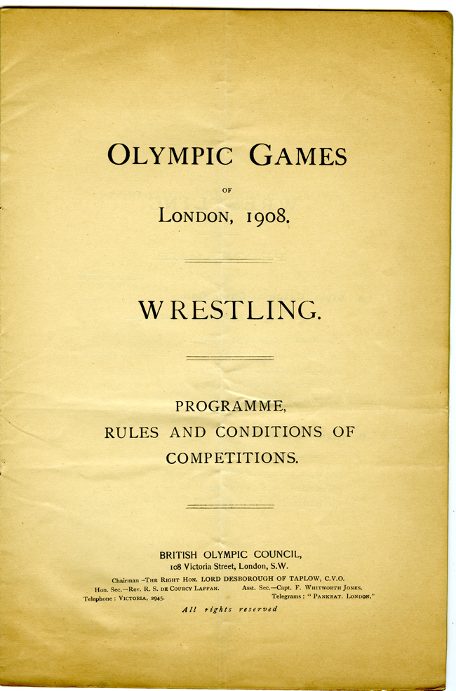 Olympics 1908 page 2 of 6