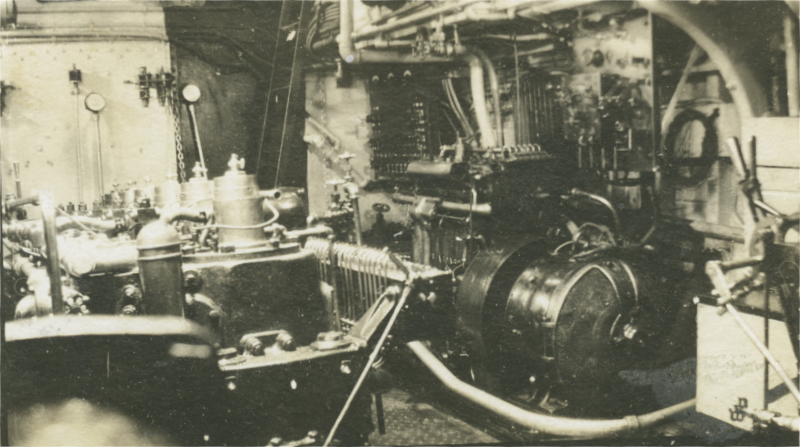 SC 301 engine room
