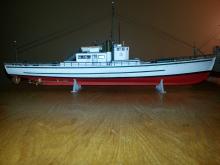 Chaser converted to a private yacht, by Pat Lane