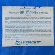Bluejacket kit label
