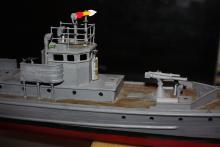 Olson Model: Pilot house with radio lead, bearing indicator