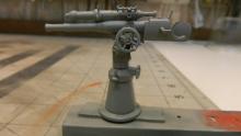 Poole deck gun. Chaser model by Dave Richey.