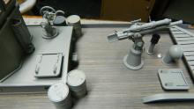 Deck gun. Chaser model by Dave Richey.