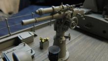 Deck gun. Chaser model by Dave Richey.