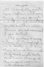 Page from letter