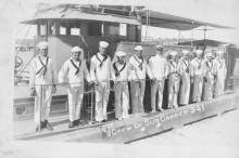 Crew of submarine chaser SC 341, courtesy of Dave Muth