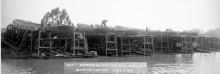 Subchasers SC 273 and SC 277 under construction at Mare Island, CA.