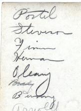 Reverse, group of chasers. SC 282 names. Stephenson spelled "Stevenson"